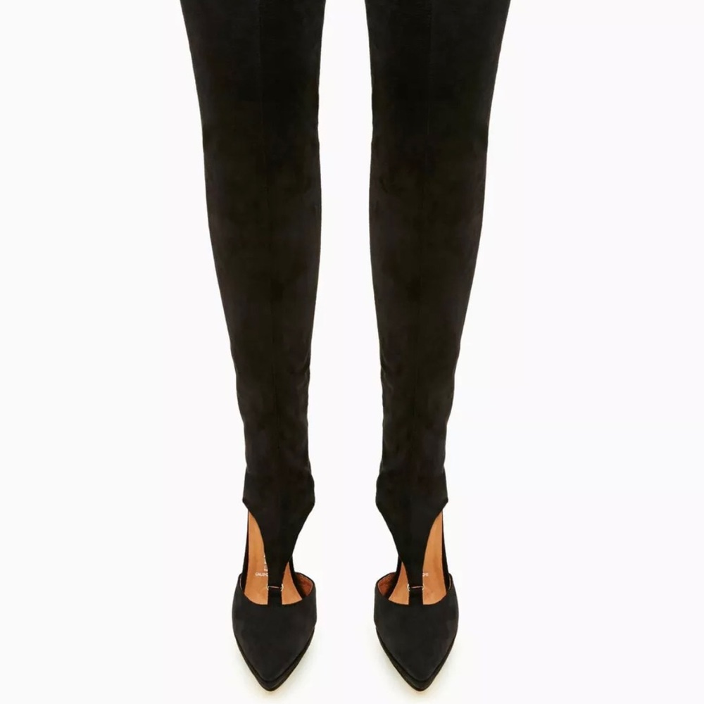 Jeffrey Campbell Thigh High Suede Avril Boot